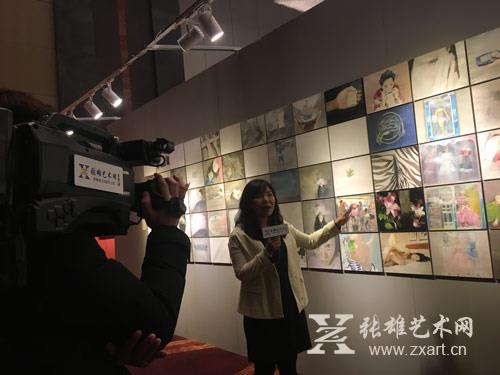 北京翰海拍卖有限公司当代艺术部、油画雕塑部主管刘佳一为张雄艺术网介绍拍品