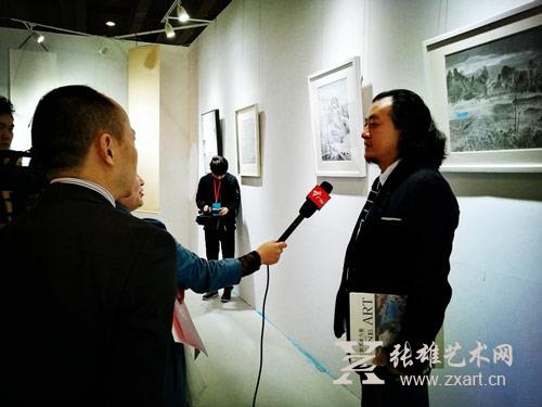  广东电视台采访彭文斌先生